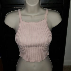 Pink crop top